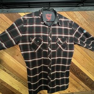 Kuhl long sleeve pearl snap shirt